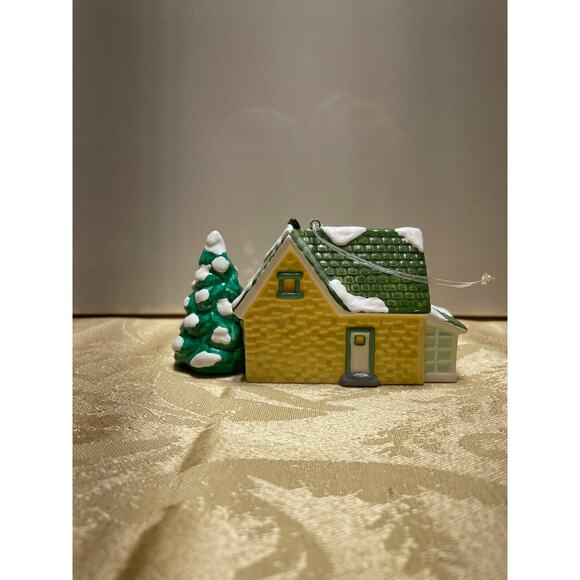 Vtg Department 56 The Snow Village Classic Ornament “Nantucket” Retired 1986 - Picture 3 of 10